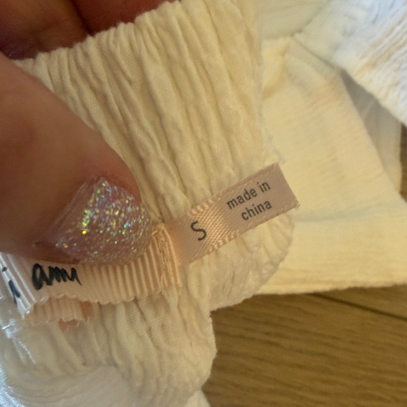 Miami White Ruffled Blouse - Picture 3 of 4